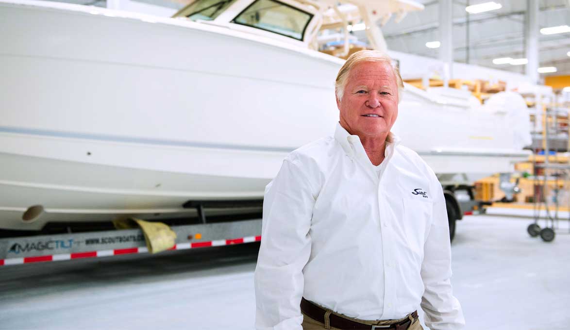 Steve Potts, CEO and founder of Scout Boats